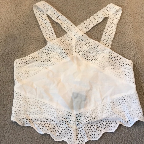 H&M BLOUSE CROP TOP - Picture 1 of 4